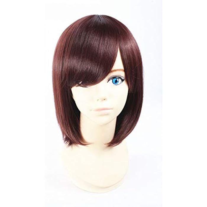 DILLARDS Fashion Short Straight Cosplay Wig Brown 187A - Image 4